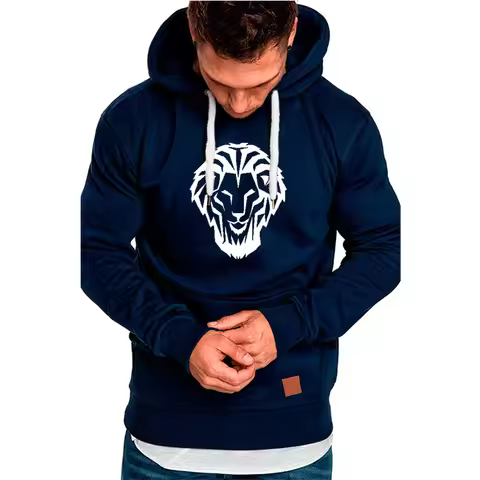 Leon Athletic Club De Bilbao Classic Printed Hoodie Sweatshirt - Men's Streetwear Fashion Sportswear