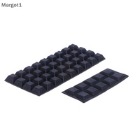 [Margot1] 40pcs Square Rubber Feet Self-Adhesive Bumper Door Buffer Stop Furniture Pads Boutique