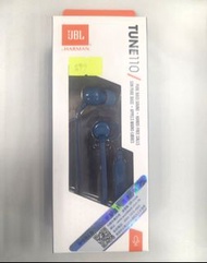 JBL TUNE110 Pure Bass Sound In-Ear Headphones Blue