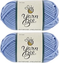 Yarn Bee Scrub-Ology Scrub It! 5 - Bulky, 100% Nylon, 79 Yards Yarn for Crocheting & Knitting Trivet