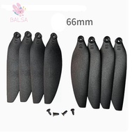 BALSA Folding Propeller Blades, Universal 58mm/66mm Remote Control Drone Parts, Black Plastic Quadco