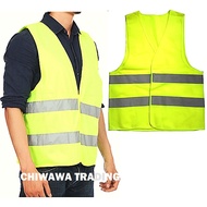 Reflective Safety Vest Visibility Traffic Enclosure with Velcro Stick-On Pad