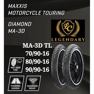 MAXXIS DIAMOND BUNGA MA-3D TL TIRES TAYAR SIZE 16 (TUBELESS) 70/90-16. 80/90-16. 90/90-16 100%ORIGINAL