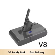 Vacuum Battery Replacement for Dyson V8 Absolute V8 Animal Cord-Free Handheld Vacuum 4000mAh 3000mAh 2200mAh