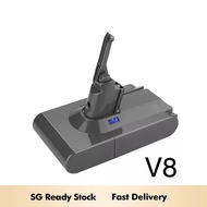 Vacuum Battery Replacement for Dyson V8 Absolute V8 Animal Cord-Free Handheld Vacuum 4000mAh 3000mAh