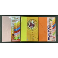 ASSORTED COLOURS A4 CONSTRUCTION PAPER