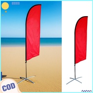 Feather Flag Beach Flag Poles / Only Pole Advertising Flagpole / Bow beach flag / Tear drop beach fl