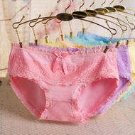 local sales Women Panties Cotton lace Colorful underwear Wanita seluar dalam 性感三角裤 内裤 棉 蕾丝 女性内裤 女内裤 