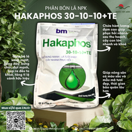 Phân bón lá NPK HAKAPHOS 30-10-10+TE (gói 500g) - Trung vi lượng BM
