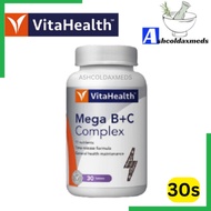Vitahealth Mega B+C Complex 30's