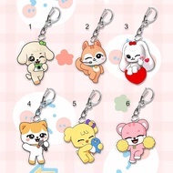 IVE Guanwa Merchandise Anyouzhen Yujin Jinqiu Zhang Yuanying Jin Zhiyuan LIZ Keychain Pendant 1989