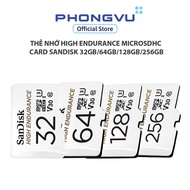High Endurance microSDHC Card Sandisk 32GB/64GB/128GB/256GB -