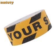 UMISTY Safety Tape, 1.97 Inch PVC Material Non Slip Tape, Non Skid Black Yellow 5m Strong Adhesive F