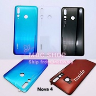 MDC Battery Cover suitable for Huawei Nova 4 4E Nova 3i Bateri Cover Back Door Back Housing Replacem