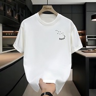 Hong Kong Style 2025 Casual Trendy Niche Design Men's 23 Comfortable Pure Cotton new Style Heavy new