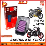 K&N R15 V3 MT15 R15V3 RACING AIR FILTER AIR CLEANER ASSY HIGH FLOW