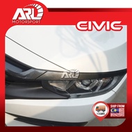 Honda Civic 10th FC FK TBA TEA Front Grill Cover Protector Sticker Upper Bumper Grille Trim For Civi