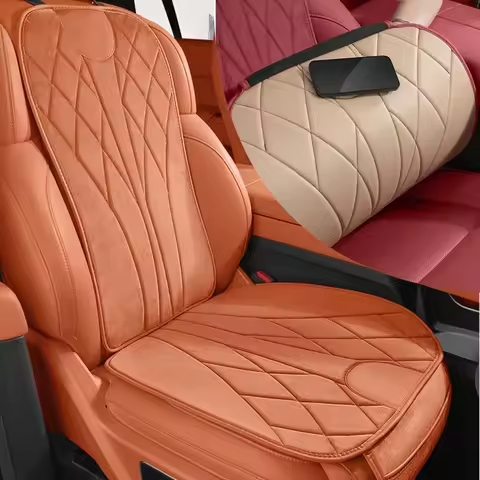 Car Winter Suede Thick Warm Seat Cushion Anti-Slip Comfortable Durable For BMW 12 3 4 5 6 7 8 Series