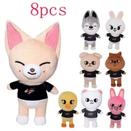 Skzoo Plush Toys Stray Kids Cute Cartoon Animal Plushies Stuffed Kawaii Doll Puppym Kids Adults Fans Gift