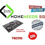 Tecno T 333 TGSV 90CM 3 Burner Gas Hob with safety valve | Express  Free  Home delivery