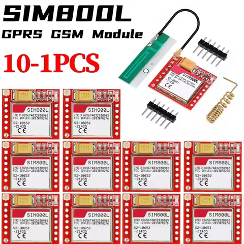 XCW Mini Smallest SIM800L GPRS GSM Module Micro SIM Card Core BOard Quad-band TTL Serial Port for ar