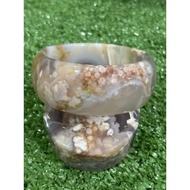 58mm Sakura agate bangle