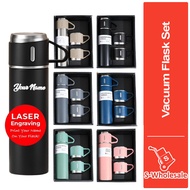 S-wholesale Set of Vacuum Flasks 304 stainless steel Thermos flask Water Bottle Cup 500ml Creative V