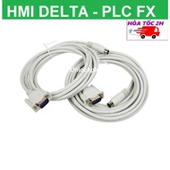 Cable connecting HMI Delta Dop-B, DOP A to Mitsubishi FX PLC