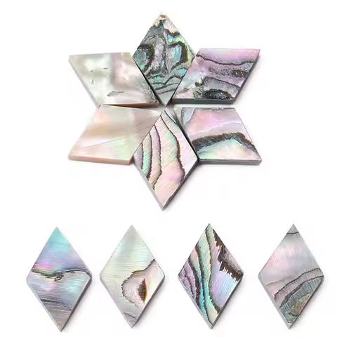 20PCS Guitar Abalone Shell PAUA Dot Diamond13x8mm Inlay Maker For Guitar Bass Ukulele Fingerboard Ne