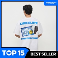 "ขายดี ส่งเร็ว กทม 1 วัน" HOMEBOY เสื้อยืดผู้ชาย OVERSIZE เสื้อยืดเท่ๆ HB.SMILECHO