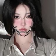 Cyberpunk Metal Jaw Half Face Mask
