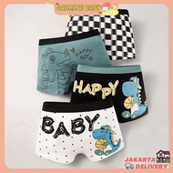 4pcs) Boys' boxer briefs, boys' boxer briefs, boys' CDs