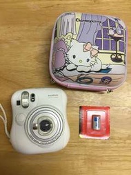 FUJIFILM instant Camera instant mini 25 即影即有相機 Hello Kitty套 包電池