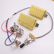 Gibson Pickups BB1 BB2 2C Alnico 2 Guitar Humbucker Pickups Gold N/B with Harness Guitar Accessories