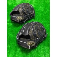 棒球世界ZETTA級硬式牛皮 棒壘球手套11.5吋 投手特殊檔特價 不到63折 本壘版標黑色