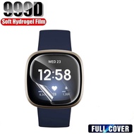 Fitbit Charge6 Charge5 Versa4 Versa3 Sense2 999D Full Cover HD Clear Soft Hydrogel Film For Fitbit C