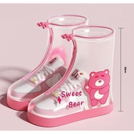 Rain Boots For Kid Cartoon Shoe Cover for Boy Girl Outdoor Shoe Thick Non-Slip Waterproof Shoe Cover