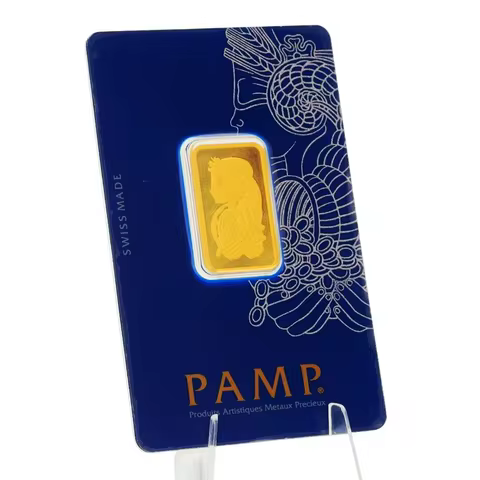 Switzerland 10 gram Gold Bar - PAMP Fine in Sealed Non-magnetic Crafts Ornaments Creative Gifts High