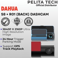 DAHUA S8 + R01 (BACK) DASHCAM | Real 4K Resolution | 3 Inch IPS Touch Screen | Superior Night Vision
