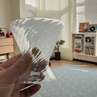 Bincoo Same Style High Borosilicate Double Layer Twisted 180ml Coffee Cup American Latte Whiskey Spe