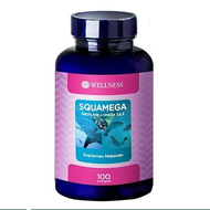 Wellness Squamega ( Squalene + Omega 3 6 9 ) 100s - Fish Oil Minyak Ikan Multivitamin Untuk Jantung Kolesterol Hipertensi