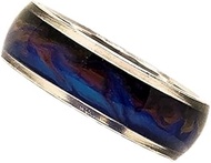 Funny Guy Mugs Band Mood Ring for Kids and Adults - Includes Color Mood Chart