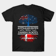 Australian Grown With Danish Roots T-Shirt Xs-3Xl
