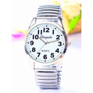 watch strap i watch strap Luminous Middle-aged Elderly Waterproof Spring Steel Band Watch