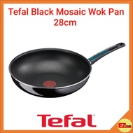 Tefal Black Mosaic Wok Pan 28cm B66119