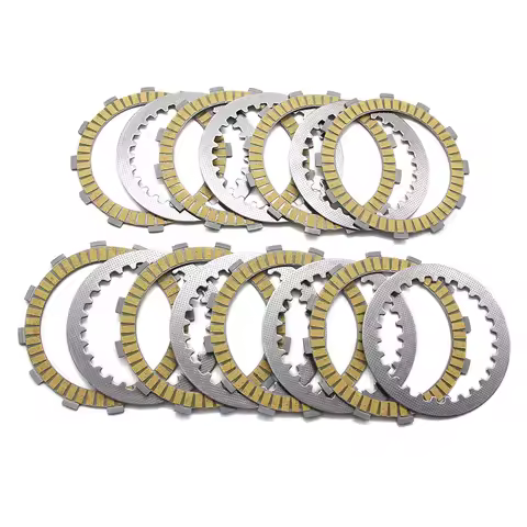 Motorcycle Friction Clutch Plates For Honda NR750N 1992 RVF750 (RC45) 1994-1998 OEM:22201-MT7-000 22