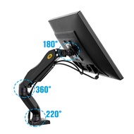 HYDRAULIC MONITOR ARM MOUNT F80 STAND ADJUSTABLE NORTH BAYOU DESKTOP ORGANIZER COMPUTER SCREEN FOR TABLE DESK RISER VESA DUAL HEIGHT NORTH BAYOU NB WALL RAISER CLAMP MOUNTING BASE ADAPTER FOR XIAOMI DELL HP PRISM LG SAMSUNG MONITOR TV WITH LAPTOP TRAY