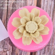 Silicone flower mold for making 4D jelly