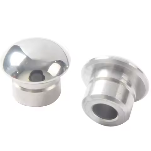 2pcs Dust Plug Flash Socket Caps Decorative Cover Nails Metal For Leica M1 M2 M3 MD Camera