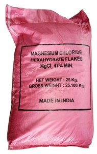 แมกนีเซียมคลอไรด์ แร่ธาตุบ่อเลี้ยงกุ้ง (magnesium chloride) เกล็ดสวย ขนาด 25 กิโลกรัม